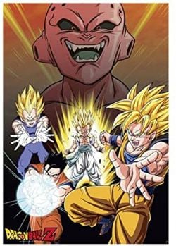 DRAGON BALL Z -  BUU VS SAIYANS AFFICHE(91,5 X 61 CM)